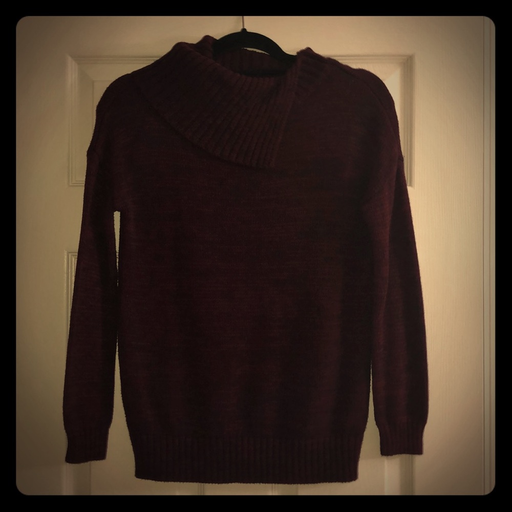 Burgundy sweater